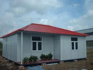 64 Square Meter Four-side Slope Villa